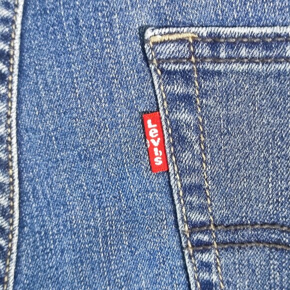 Levi's 511 jeans men's youth size 16 (W29XL30) denim blue colour slim fit jeans - Picture 6 of 15